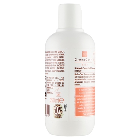 Detergente Delicato Baby Corpo e Capelli Green Oasis